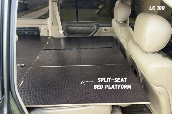 Split-Seat Bed Platform for SWW Drawer Storage Systems