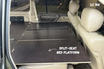 Split-Seat Bed Platform for SWW Drawer Storage Systems
