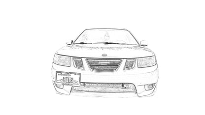 2005-2006 Saab 9-2x Linear / Aero Turbo Battery Mount Mele Design Firm