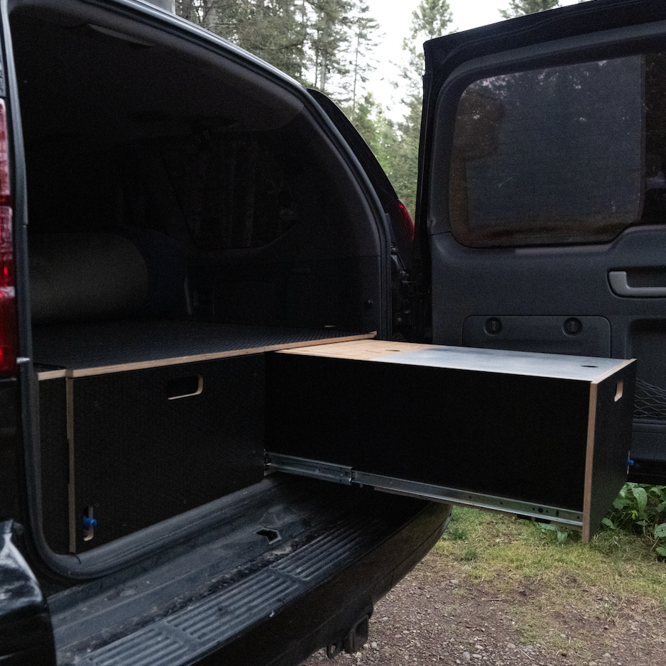 Lexus GX470 03-09 Dual Drawer Storage PreCut Kit - 2 options