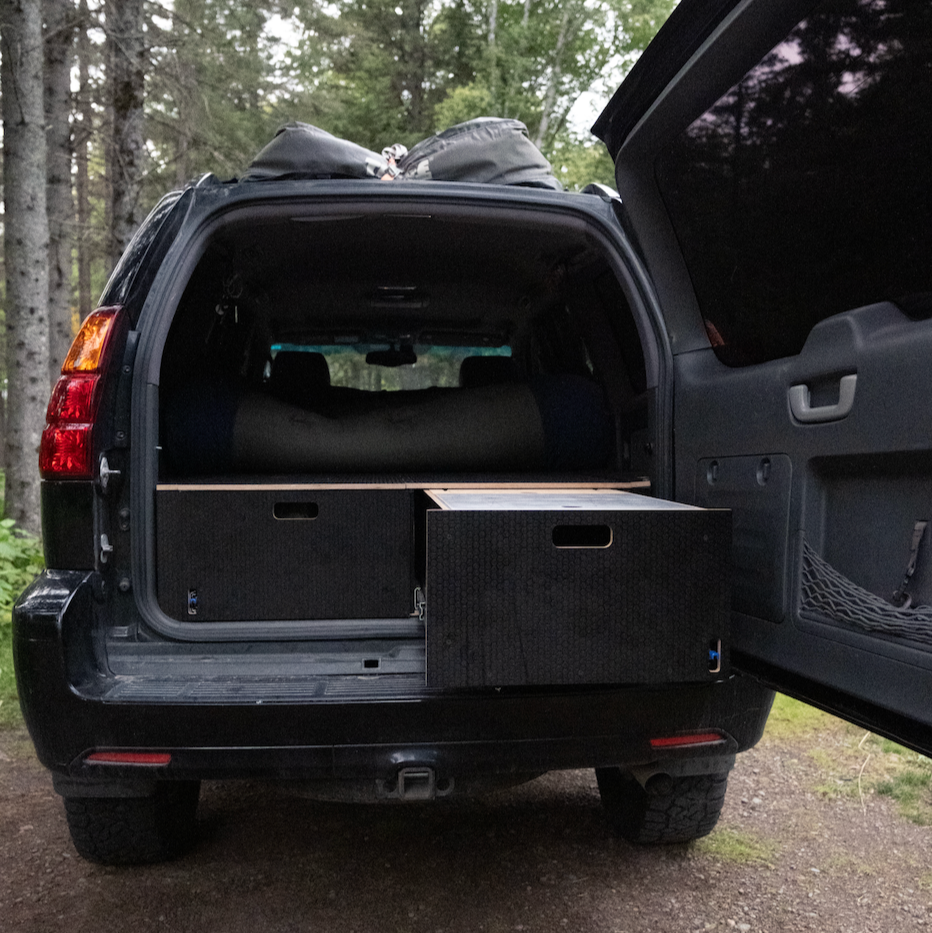 Lexus GX470 03-09 Dual Drawer Storage PreCut Kit - 2 options