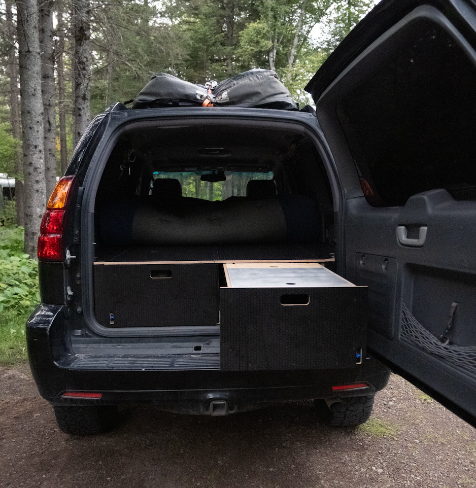 Lexus GX470 03-09 Dual Drawer Storage PreCut Kit - 2 options