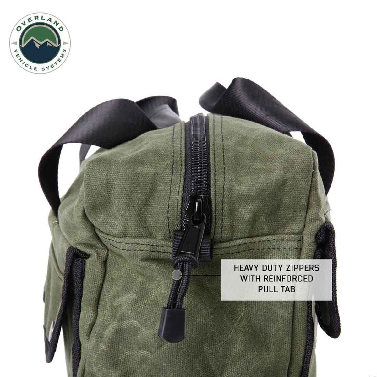 RalliTEK Edition Small Duffle Bag with Handle & Straps - #16 Waxed Canvas Storage