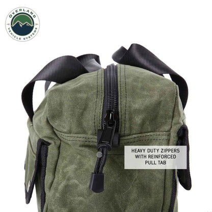 RalliTEK Edition Small Duffle Bag with Handle & Straps - #16 Waxed Canvas Storage