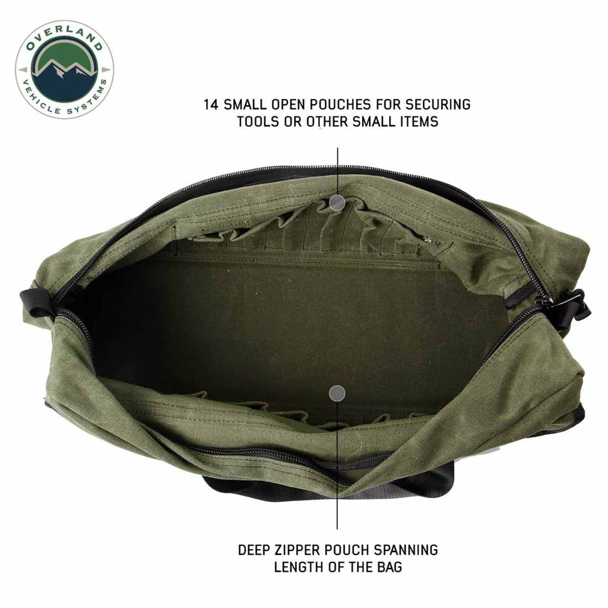 RalliTEK Edition Small Duffle Bag with Handle & Straps - #16 Waxed Canvas Storage