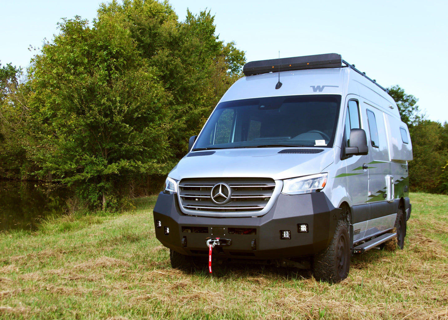 Mercedes Sprinter (2019+) Front Bumper [No Bull Bar] - Backwoods Adventure Mods