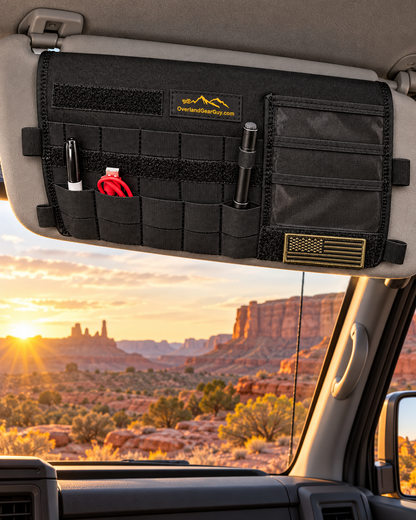 Sprinter Sun Visor Organizer with Mirror