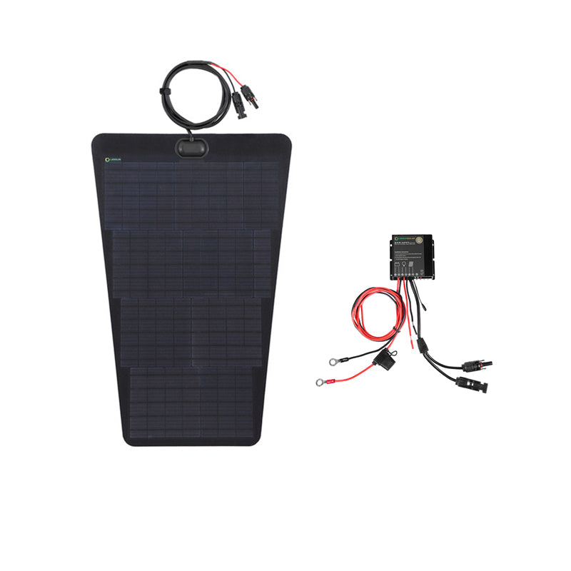 Subaru Forester 4th Gen(2014-2018) Lensun 45W Hood Flexible Solar Panel-4