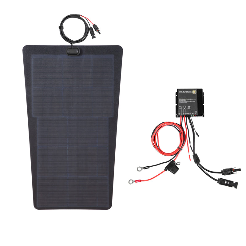 Subaru Outback 6th Gen Lensun 65W Hood Flexible Solar Panel