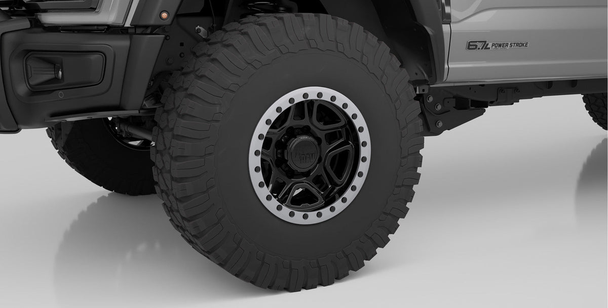 AEV Katmai DualSport Wheel for 2023+ Ford Super Duty 18x10 8x170 -15ET - Gloss Black