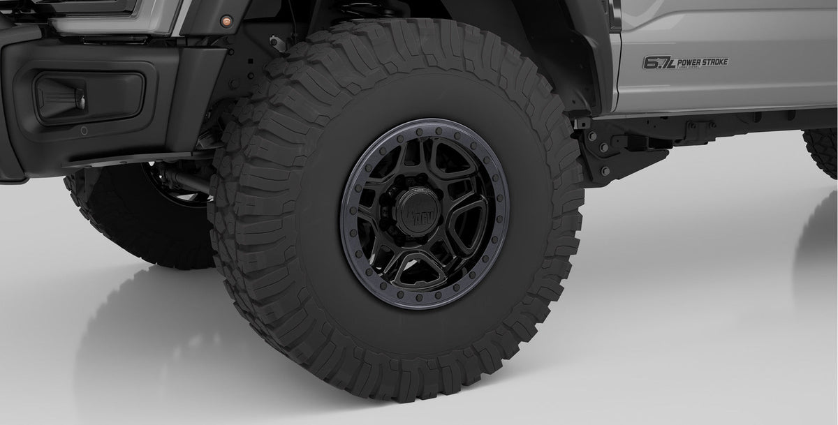 AEV Katmai DualSport Wheel for 2023+ Ford Super Duty 18x10 8x170 -15ET - Gloss Black