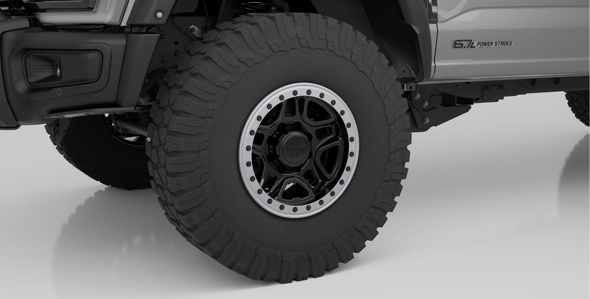 AEV Katmai DualSport Wheel for 2023+ Ford Super Duty 18x10 8x170 -15ET - Gloss Black