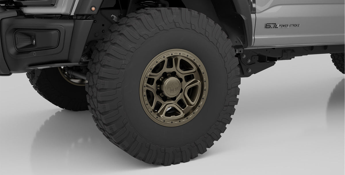 AEV Katmai DualSport Wheel for 2023+ Ford Super Duty 18x10 8x170 -15ET - Gloss Black