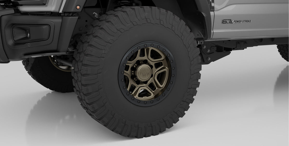 AEV Katmai DualSport Wheel for 2023+ Ford Super Duty 18x10 8x170 -15ET - Gloss Black