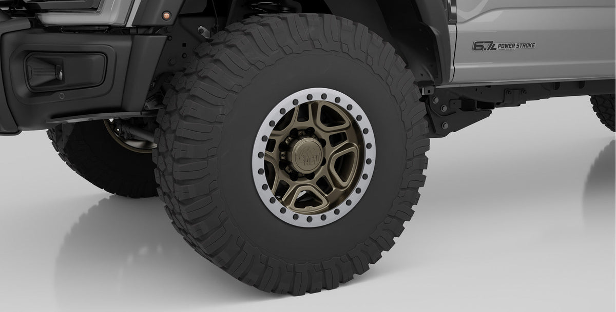 AEV Katmai DualSport Wheel for 2023+ Ford Super Duty 18x10 8x170 -15ET - Gloss Black