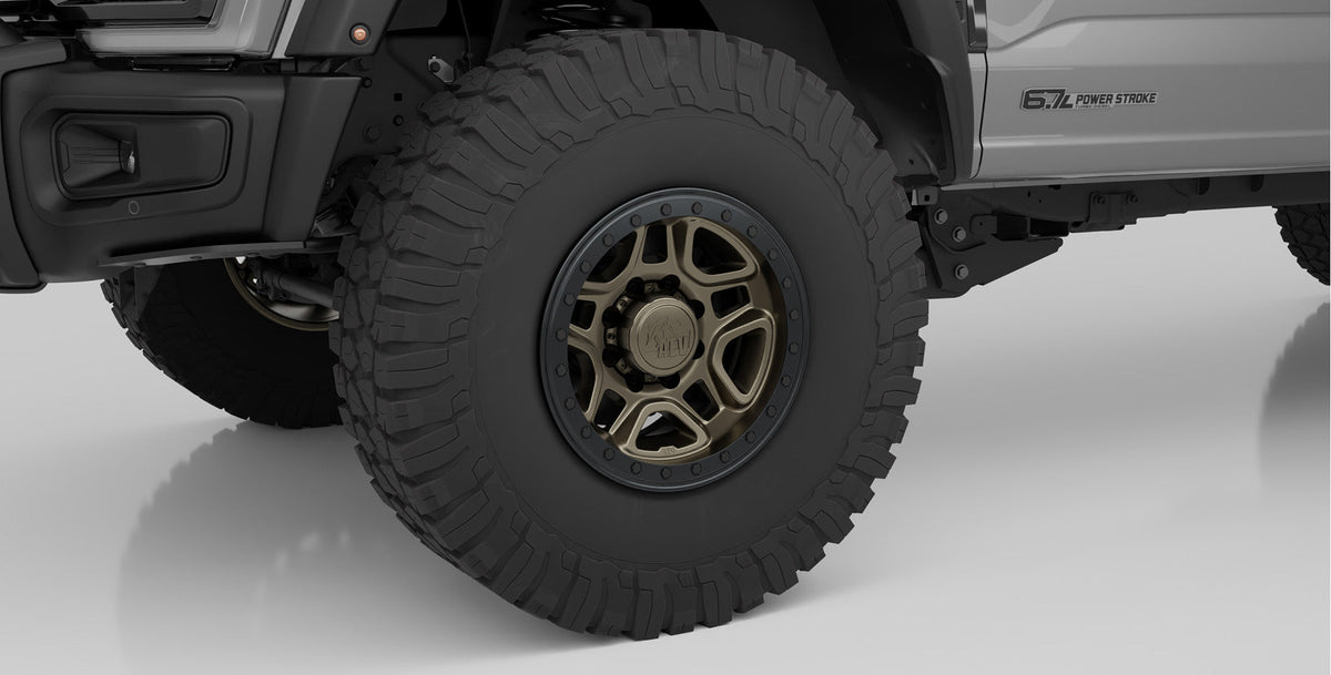 AEV Katmai DualSport Wheel for 2023+ Ford Super Duty 18x10 8x170 -15ET - Gloss Black