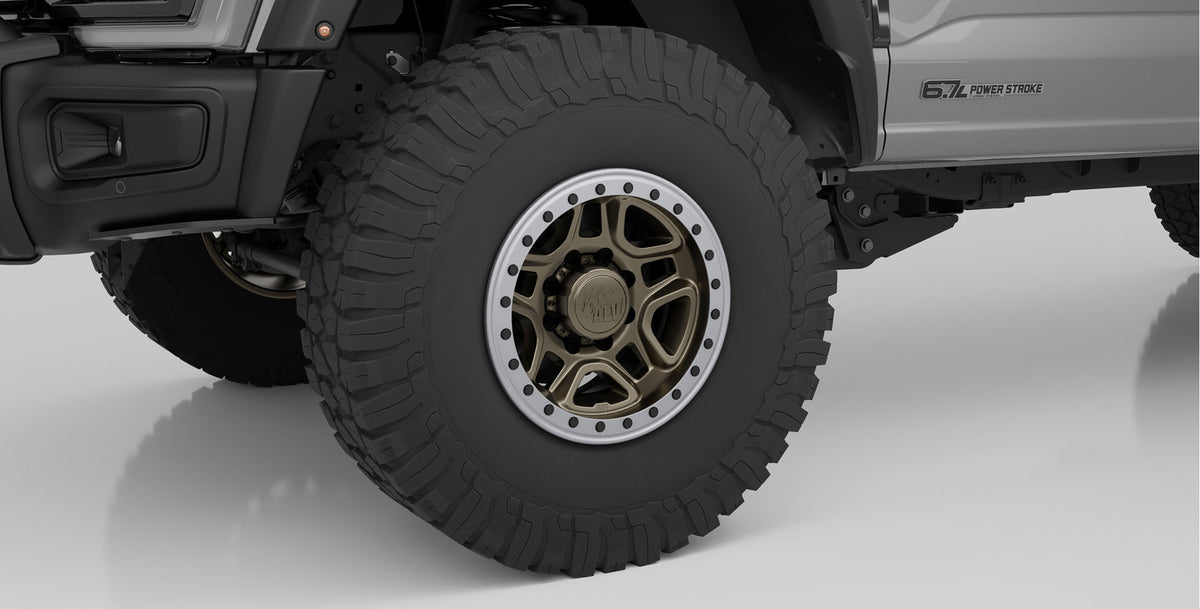 AEV Katmai DualSport Wheel for 2023+ Ford Super Duty 18x10 8x170 -15ET - Gloss Black