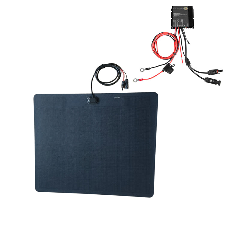 Suzuki Jimny 2nd Gen(1986-1995) Samurai Sierra Caribian Lensun 70W Hood Solar Panel-3