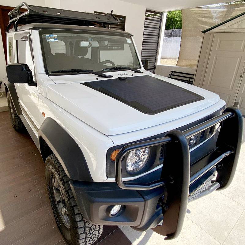 Suzuki Jimny 4th Gen(2018-present) Lensun 80W Hood/Bonnet Flexible Solar Panel-3