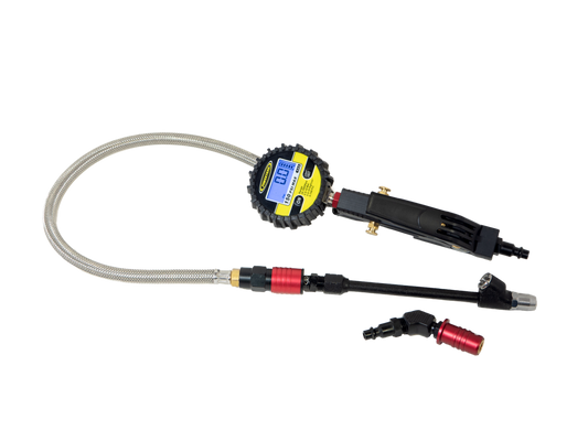 Switch Hitter Digital - Ventoso™ RED Tire Inflator with Quick-Switch Chucks