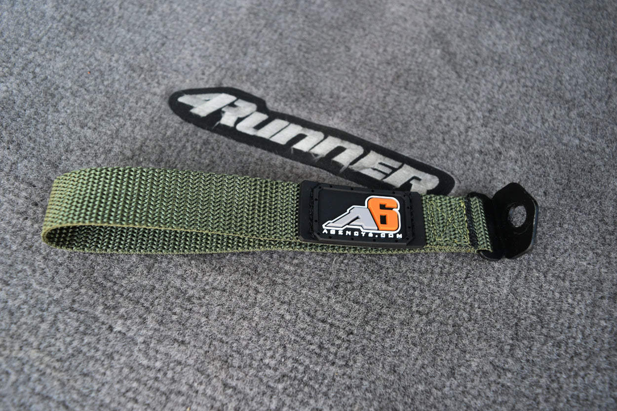 (3rd/4th GEN) Toyota 4Runner Rear Lift Gate Hatch Pull Assist Strap (OD GREEN)