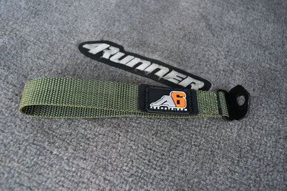 (3rd/4th GEN) Toyota 4Runner Rear Lift Gate Hatch Pull Assist Strap (OD GREEN)