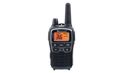 Midland X-TALKER, Pair of Radios with Batteries, DTC and USB Cable Charger [A]