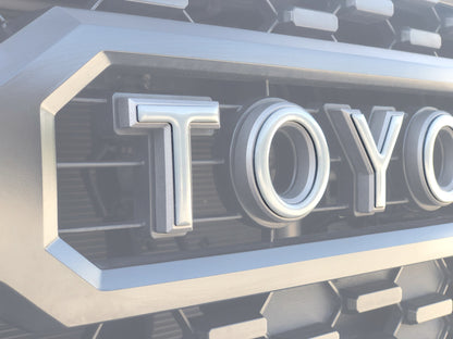 Grille Letter Overlays Fits 2016-2027 Toyota Tacoma