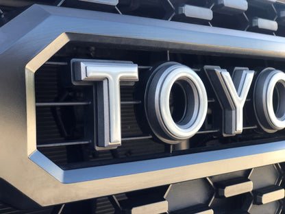 Grille Letter Overlays Fits 2016-2027 Toyota Tacoma