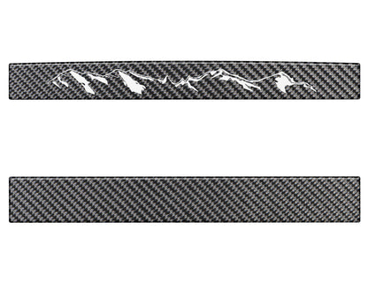 Rear Power Sliding Window Accent Overlays Fits 2016-2023 Toyota Tacoma