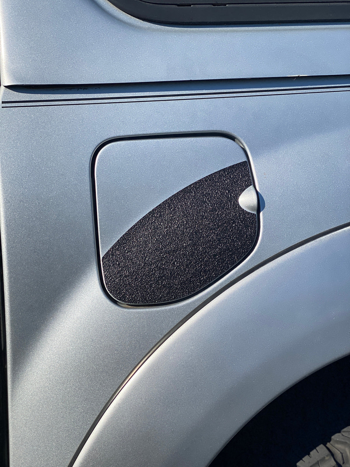Fuel Door Protective Overlay Fits 2005-2015 Toyota Tacoma w/ Short Bed