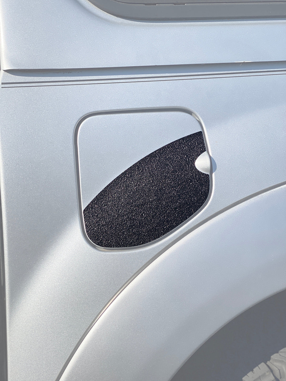 Fuel Door Protective Overlay Fits 2005-2015 Toyota Tacoma w/ Short Bed