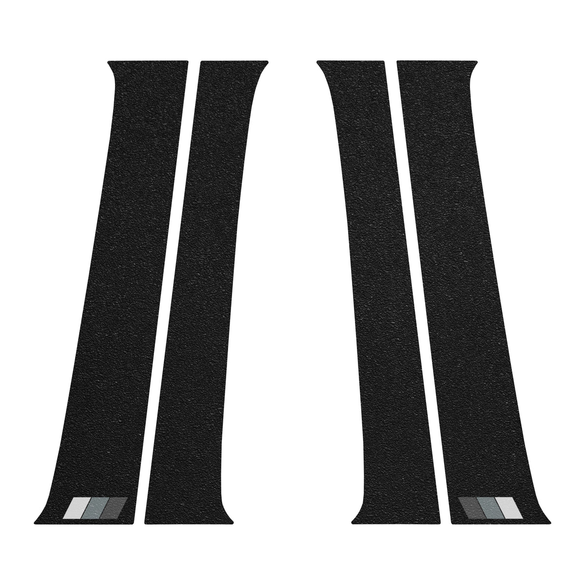 Textured Door Pillar Protection Overlays Fits 2005-2015 Toyota Tacoma
