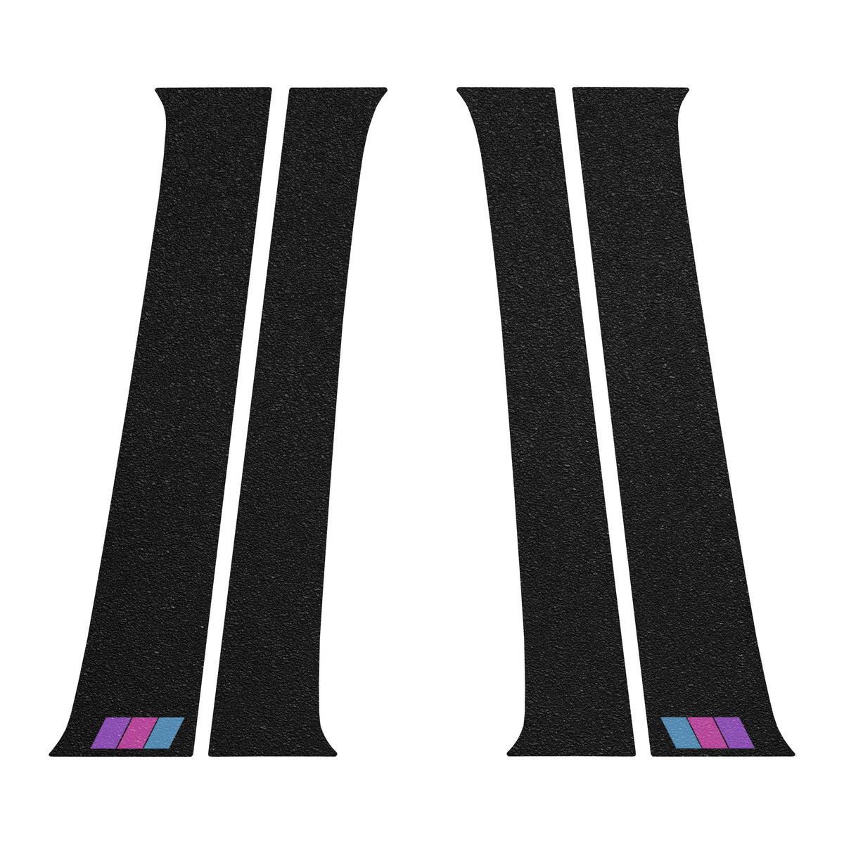 Textured Door Pillar Protection Overlays Fits 2005-2015 Toyota Tacoma