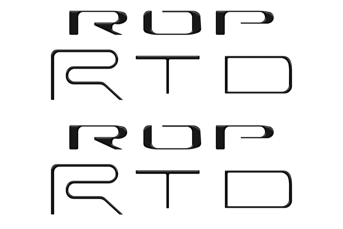 Bed Side Letter Inserts Fits 2022-2023 Toyota Tacoma TRD Pro