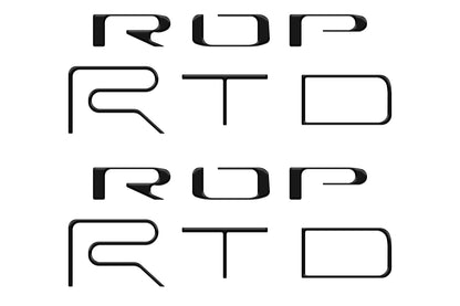 Bed Side Letter Inserts Fits 2022-2023 Toyota Tacoma TRD Pro