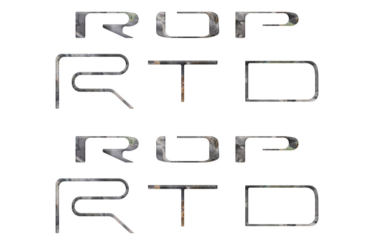 Bed Side Letter Inserts Fits 2022-2023 Toyota Tacoma TRD Pro