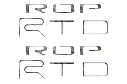 Bed Side Letter Inserts Fits 2022-2023 Toyota Tacoma TRD Pro