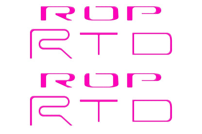 Bed Side Letter Inserts Fits 2022-2023 Toyota Tacoma TRD Pro