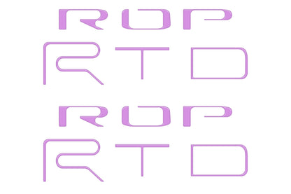 Bed Side Letter Inserts Fits 2022-2023 Toyota Tacoma TRD Pro