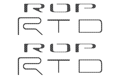 Bed Side Letter Inserts Fits 2022-2023 Toyota Tacoma TRD Pro