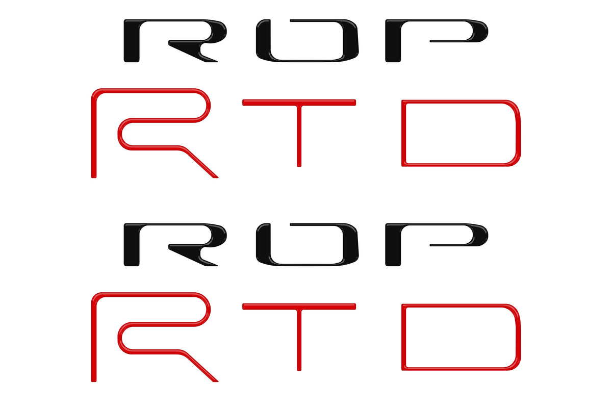 Bed Side Letter Inserts Fits 2022-2023 Toyota Tacoma TRD Pro