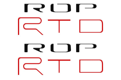 Bed Side Letter Inserts Fits 2022-2023 Toyota Tacoma TRD Pro