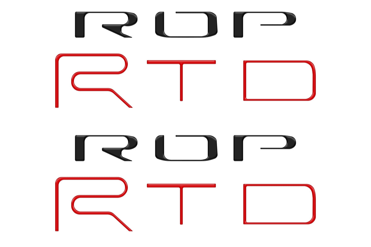 Bed Side Letter Inserts Fits 2022-2023 Toyota Tacoma TRD Pro