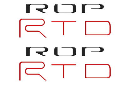 Bed Side Letter Inserts Fits 2022-2023 Toyota Tacoma TRD Pro