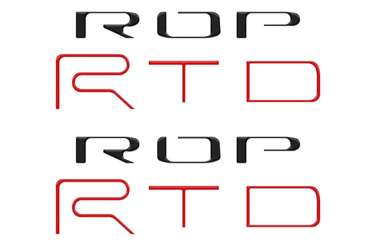 Bed Side Letter Inserts Fits 2022-2023 Toyota Tacoma TRD Pro