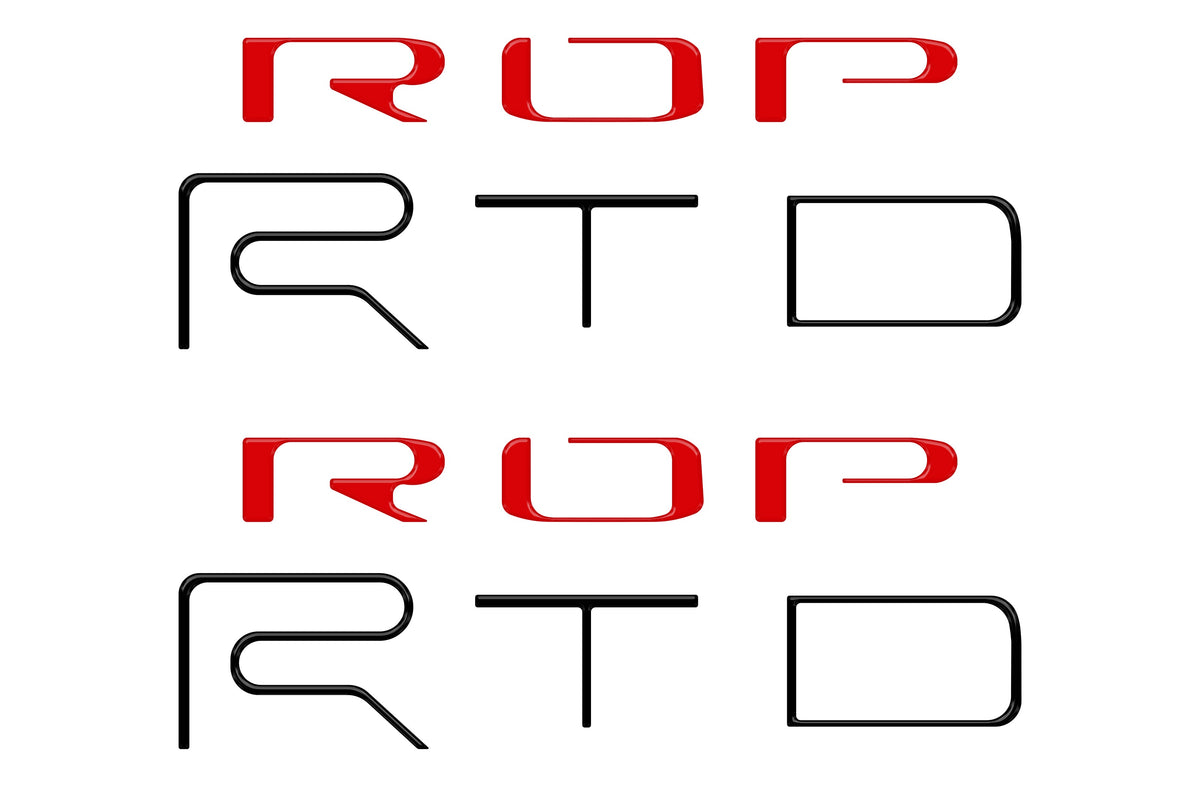 Bed Side Letter Inserts Fits 2022-2023 Toyota Tacoma TRD Pro