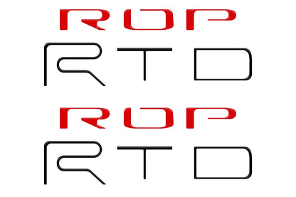 Bed Side Letter Inserts Fits 2022-2023 Toyota Tacoma TRD Pro