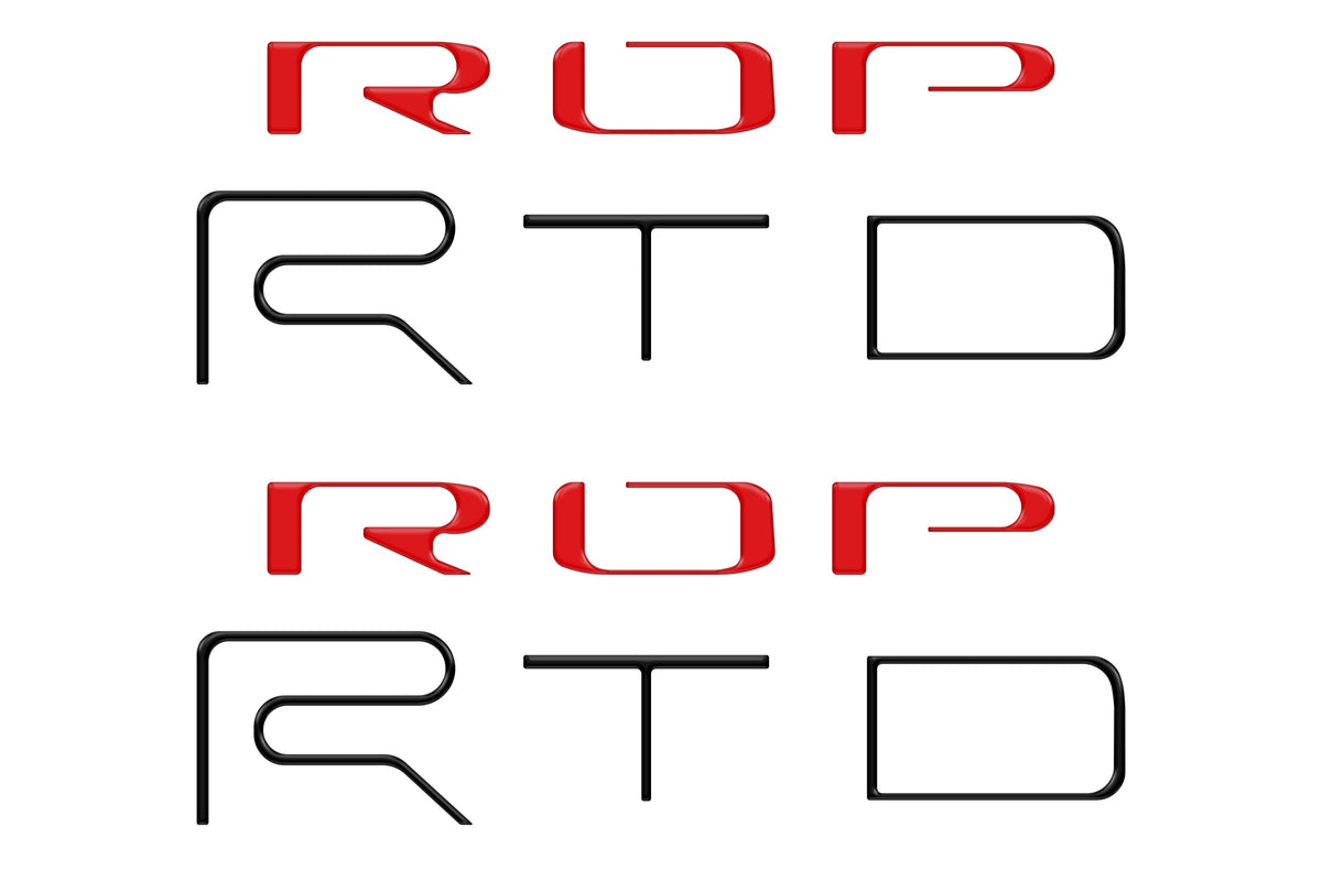 Bed Side Letter Inserts Fits 2022-2023 Toyota Tacoma TRD Pro