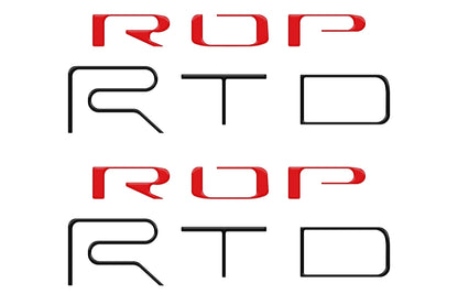 Bed Side Letter Inserts Fits 2022-2023 Toyota Tacoma TRD Pro